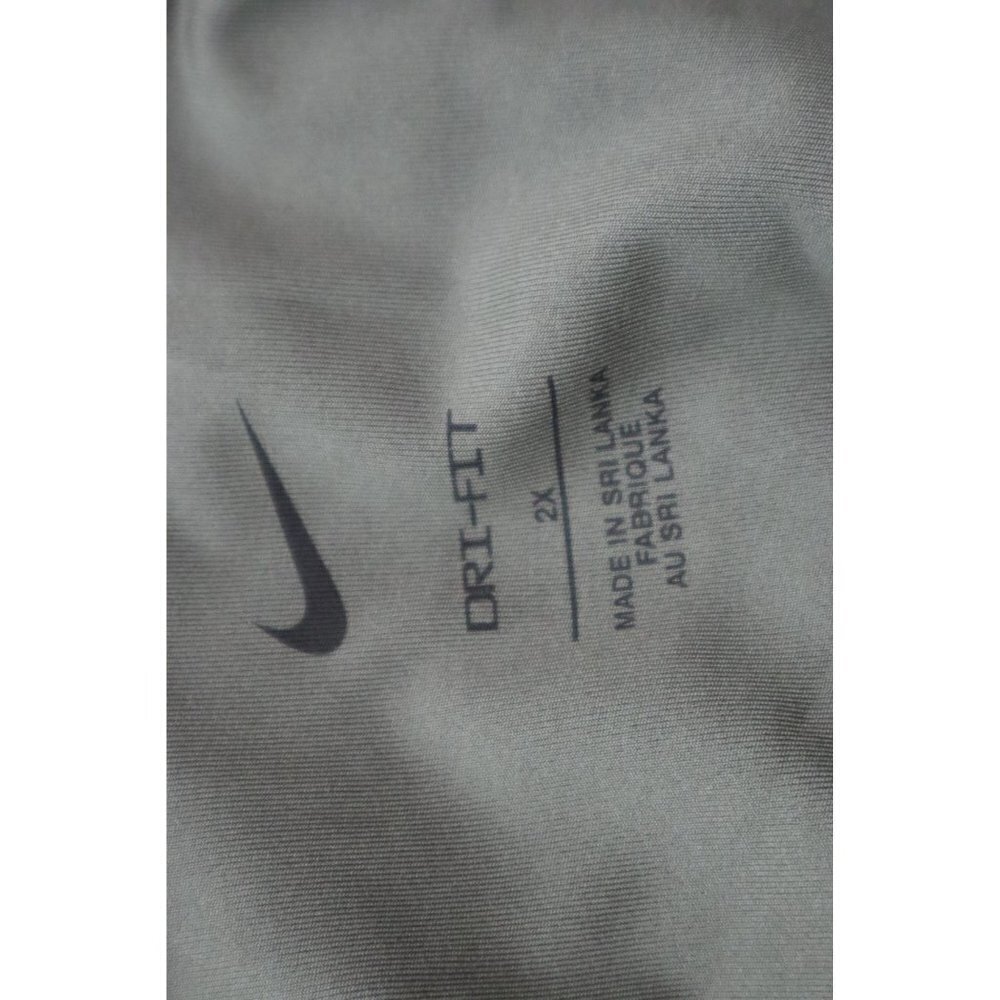 New Nike one tight Fit mid rise full length Green and Yellow Leggings SZ 2X - Picture 7 of 8